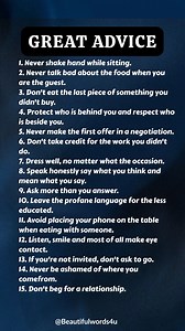 Great advice | Beautiful Words