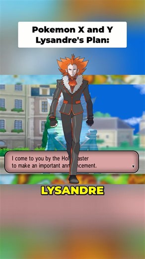 Pokemon Lore Explained: Lysandre’s Plan #pokemon