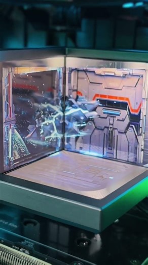 A 3D cube on your PC? 😱Tcomas #CES2026