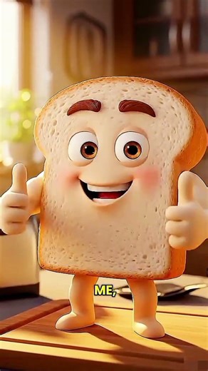 Stop! I’m Not Just Bread 🍞 | Talking Bread Animation #shorts #shortfeed