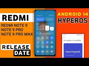Redmi Note 9/9 Pro/9 PRO MAX HyperOS Android 14 Update | Redmi Note 9 Pro Max New Update