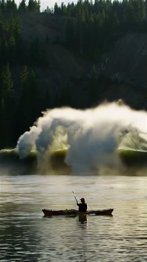 You Won't Believe What This Kayaker Saw! 🤯 #viral