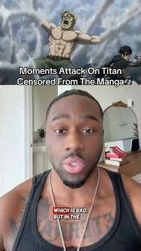 Moments Attack On Titan CENSORED From The Manga😳 #aot #attackontitan #mellymike #erenyeager