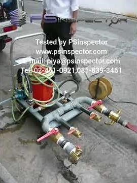 EP.7 : Hydrostatic test of fire hose for NFPA 1962