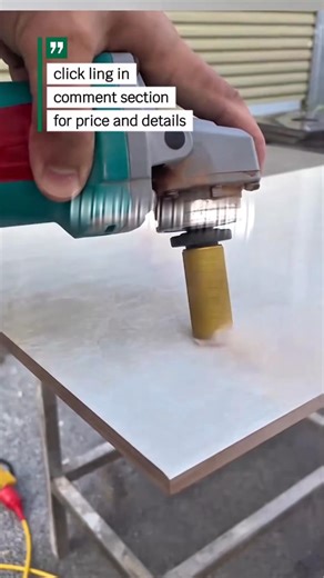 Diamond Brazed Finger Bit Milling Cutter Perfect for Dressing Marble Countertops #tileinstallation #tilework #reelschallenge #construction #ToolTips #contractor #tools #grinder | Construction Worker