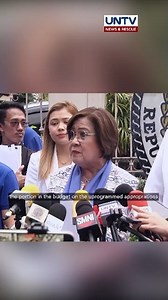 Rep. Erice at De Lima, humingi ng TRO sa Korte Suprema vs. unprogrammed funds | UNTV News and Rescue