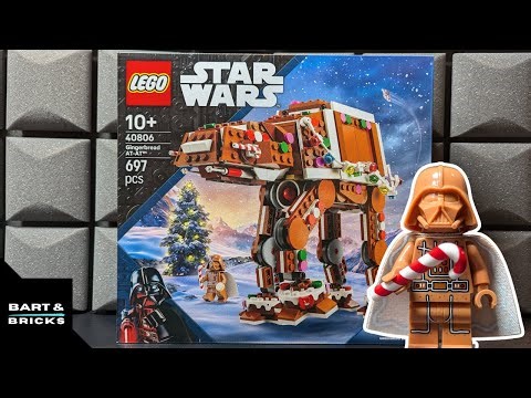 Building Gingerbread AT-AT Walker 40806 - LEGO STAR WARS - ASMR SPEED BUILD