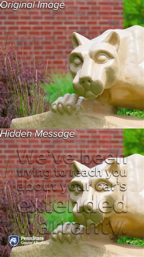 There's a hidden message inside this video...