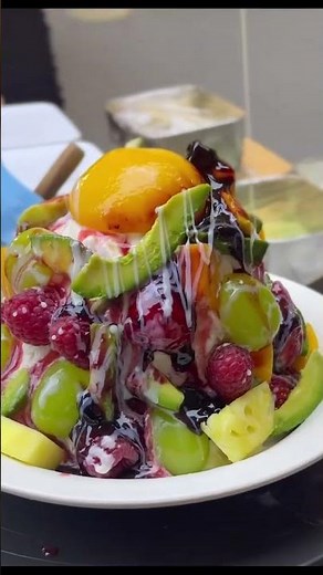 This shaved ice machine makes it so easy! #icecream #shavedicemachine