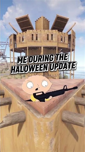When they unleash the zombies in the Halloween update in #Rust - #RustMemes #PlayRust #RustGame