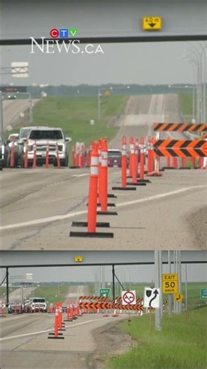 Regina overpass receiving repairs after damaging strike