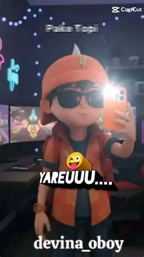 pake topi VS no topi #boboiboy