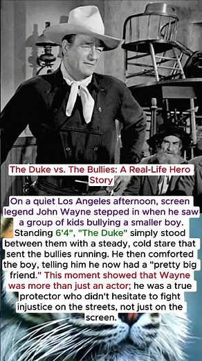 The Duke vs. The Bullies: A Real-Life Hero Story