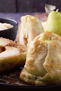 Puff Pastry Cinnamon Baked Pears (Small Batch for Two) • Zona Cooks