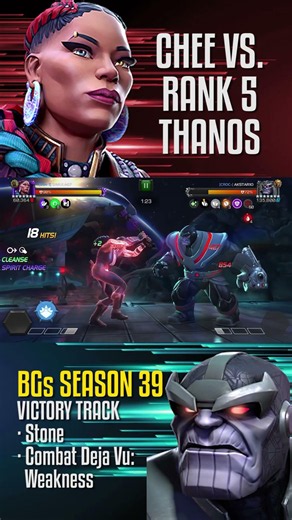 Chee'ilth EASILY Handles RANK 5 Thanos #mcoc #marvelcontestofchampions #battlegrounds