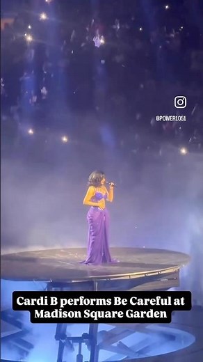 Cardi B Performing Be Careful | New York City #littlemissdramatour #cardib