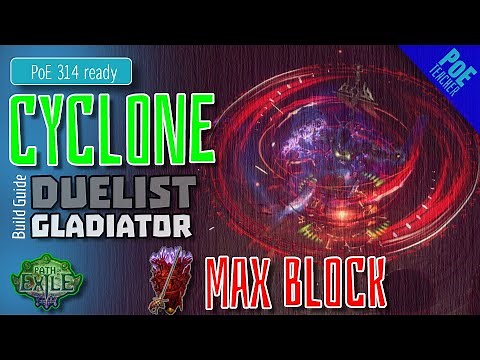 【Path of Exile - PoE】 Cyclone Build - Gladiator Duelist