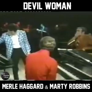 42K views · 792 reactions | Merle Haggard & Marty Robbins - Devil Woman | We Love Old Songs | Facebook