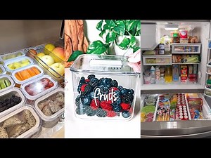 Fridge Restock & Organization Satisfying ASMR