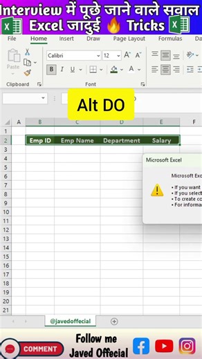 How to Create Data Entry in excel 😱 #excel #exceltips #trending #exceltricks #shorts #new #explore