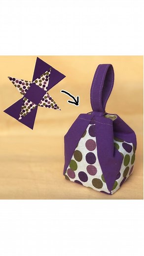 Ae PooiM on Instagram: "This bag was made from triangle pattern, easy sewing tutorial. Watch video how to make this bag on YouTube: Ae PooiM"