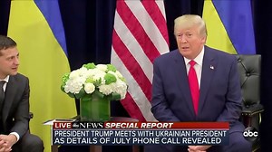 Trump sits down with Ukrainian president
