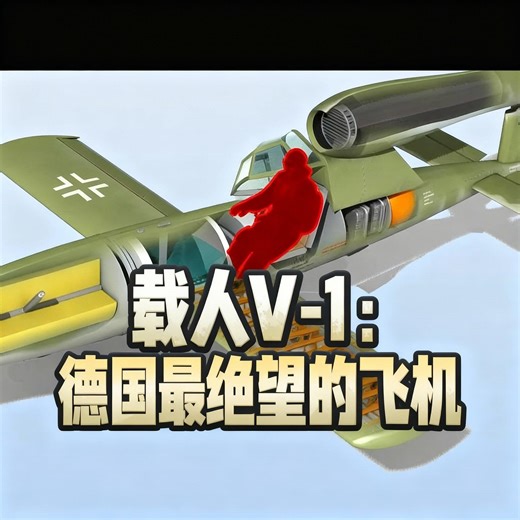 【中配】载人V-1：德国最绝望的飞机
