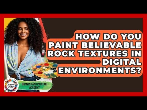 How Do You Paint Believable Rock Textures In Digital Environments? - Drawing and Painting Academy