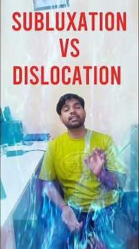 subluxation or dislocation or joint pain