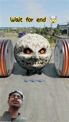 Colourful Long Capsule Buses vs Hydraulic Crush - BeamNG.drive #shorts #beamngdrive #bus