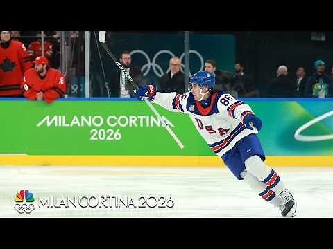 EVERY ANGLE: Jack Hughes' game-winner for USA gold vs. Canada | Winter Olympics 2026 | NBC Sports
