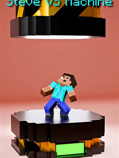 Minecraft vs Smasher Machine: Epic Showdown