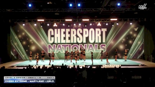 Cheer Extreme - Maryland - Halo [2026 L4 Senior - Small - B Day 1] 2026 CHEERSPORT National All Star Cheerleading Championship