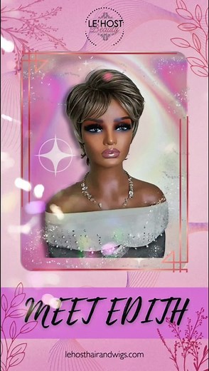 Le'Host Hair & Beauty | ✨ Meet Edith — Elegant. Light. Unstoppable. 💕 Ready to embrace a look that’s pure sophistication with a touch of bold? 🌸 The Edith Wig... | Instagram