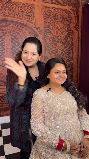 Kritika Dhall | Makeup Artist on Instagram: "Meet my ex bride Makeup/hair- @akenkshadhal"