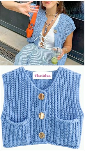 Viral Vest Crochet: From Skein to Slay 💥 #crochetgoals