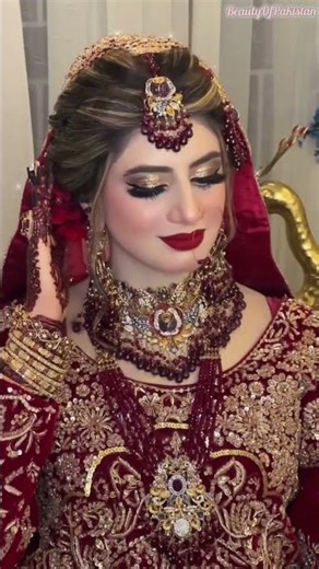 Most Beautiful Bride Of Pakistan Part 3 #beautifulgirl #makeup #beauty