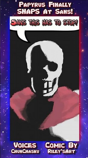 Papyrus Finally SNAPS At Sans 😡 | Undertale Comic Dub