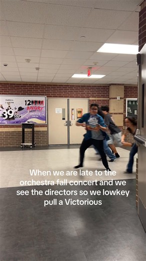 Yahir falling 😭😭 COME TO OUR FALL MASQUERADE CONCERT!! #victorious #funny #orchestra #concert #masquerade