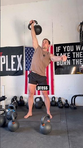 How to push press HEAVY kettlebells