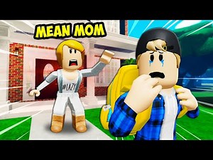 MEAN Mom Kicked Out Her Son?! A Sad Roblox Movie (Story)