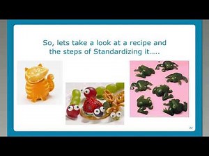 Standardized Recipes and Production Records