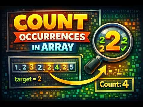 1. Find the occurrence of a number in a list | DSA 💻 - PRACTICE PROBLEM