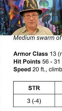 Fixing Swarm of Insects Stat-block D&D 5E