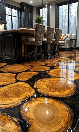 476K views · 13K reactions | Stunning floor designs  | Log Cabin Ideas | Facebook