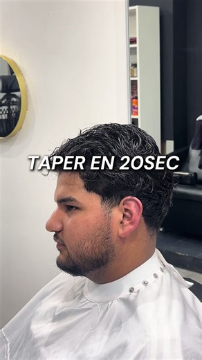 ASMR Men's Haircut in Paris - Taper Fade