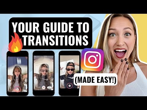 5 Easy Instagram Reels Transitions Tutorial to Get More Views! (no editing skills needed)