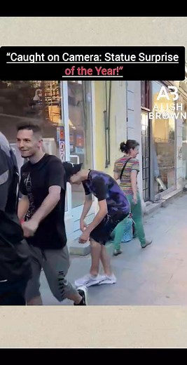 “Statue Turns ALIVE — Crowd Goes Wild!” | Alish Brown