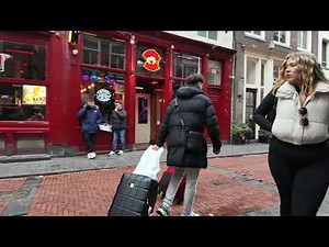 Amsterdam Daylight Red Light District Walk 🇳🇱 Netherlands 4K Walking Tour