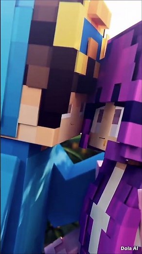 Nico and Zoey Minecraft so sweet banget cie cie Nico di cium Zoey muka kamu Merah Zoey malu atuh😘😍😂🤣